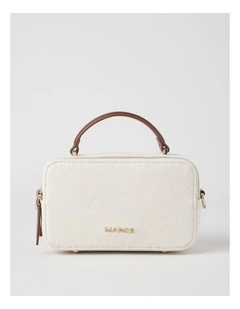 Manchester Crossbody Bag in Natural and Choc