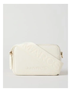 Budapest Camera Crossbody Bag In White