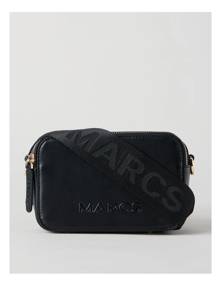 Budapest Camera Crossbody Bag in Black image 1