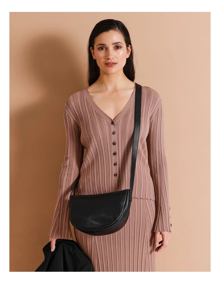 Dolly Crossbody Bag in Black image 2