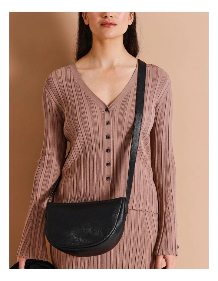 Dolly Crossbody Bag in Black image 4