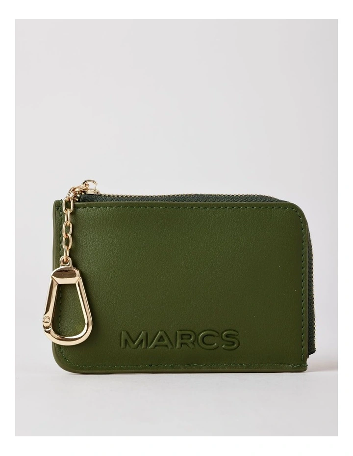 Tropea Credit Card Holder in Olive image 1