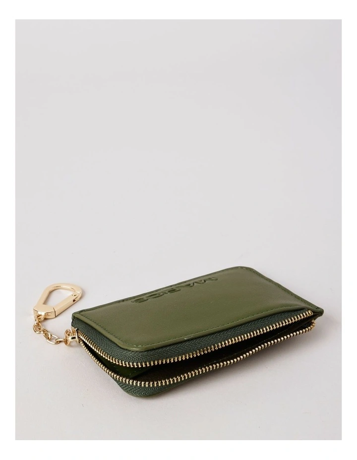 Tropea Credit Card Holder in Olive image 4