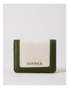 Calabria Bifold Wallet in Olive Combo