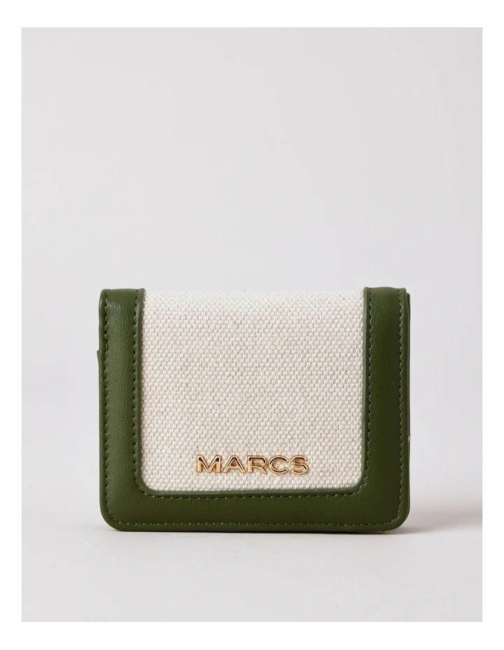 Calabria Bifold Wallet in Olive Combo image 1