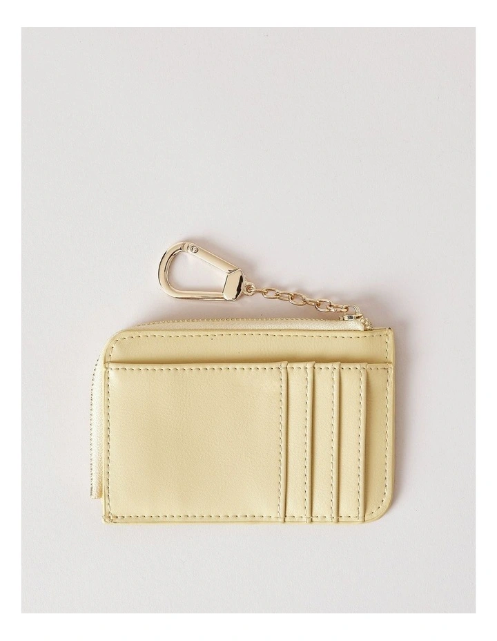 Tropea Credit Card Holder in Lemon image 3