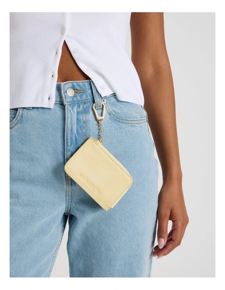 Tropea Credit Card Holder in Lemon image 6