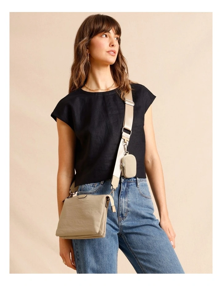 Reese Crossbody in Taupe image 2