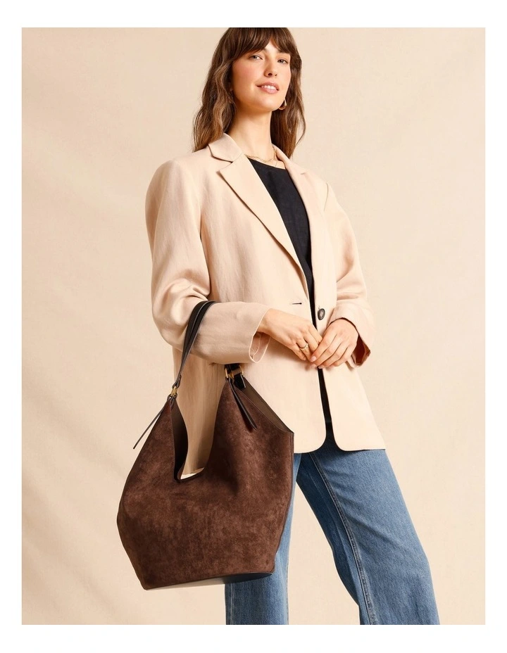 Abilene Tote Bag in Chocolate image 2