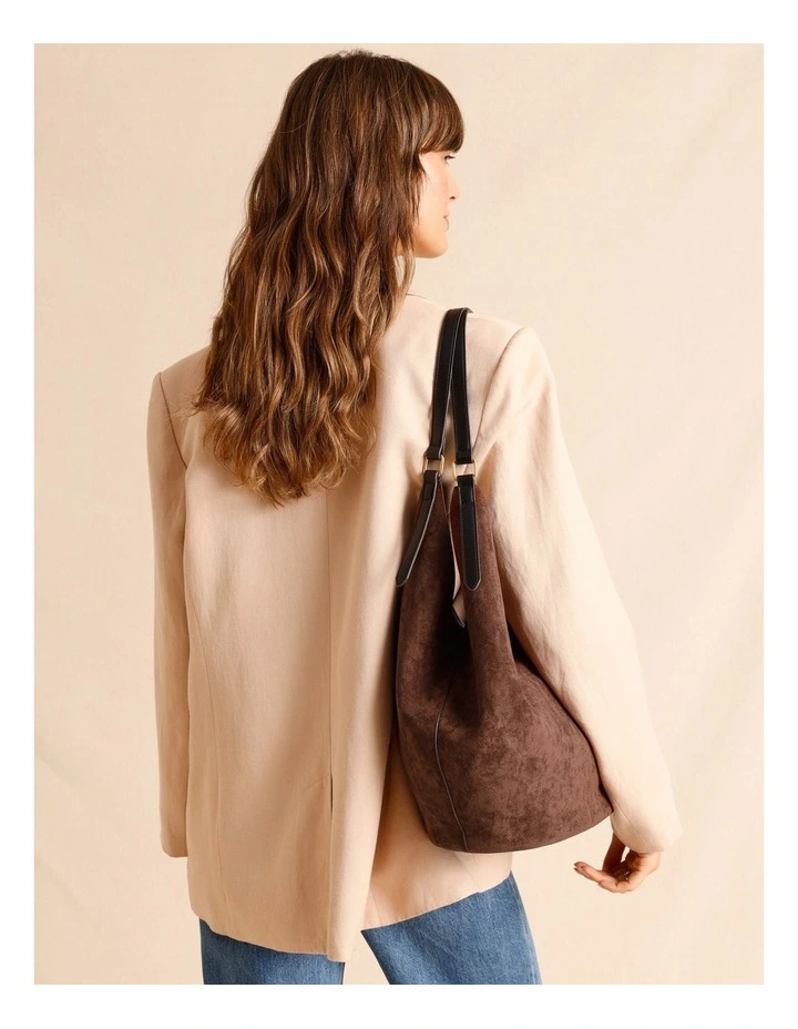Abilene Tote Bag in Chocolate image 4