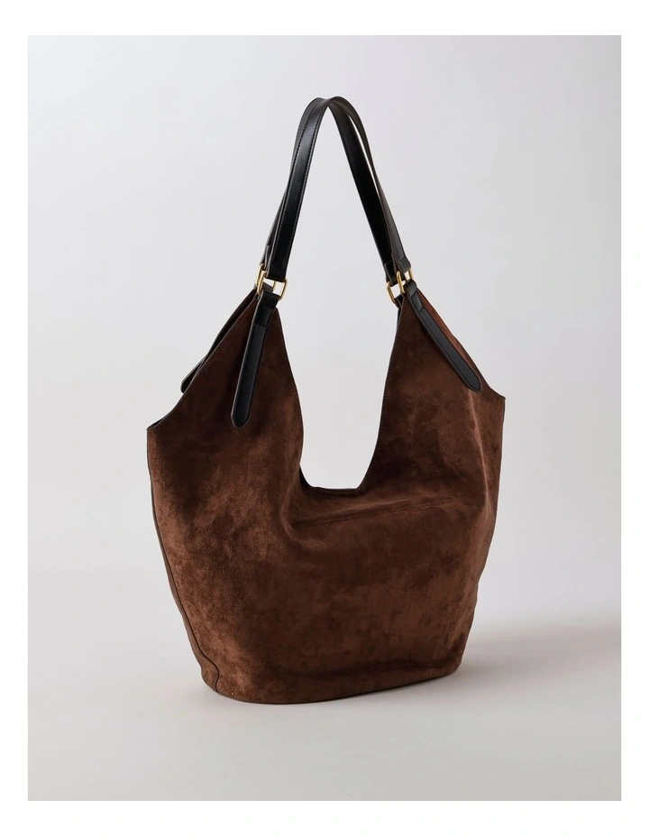Abilene Tote Bag in Chocolate image 5