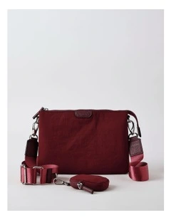Reese Crossbody Bag in Bordeaux