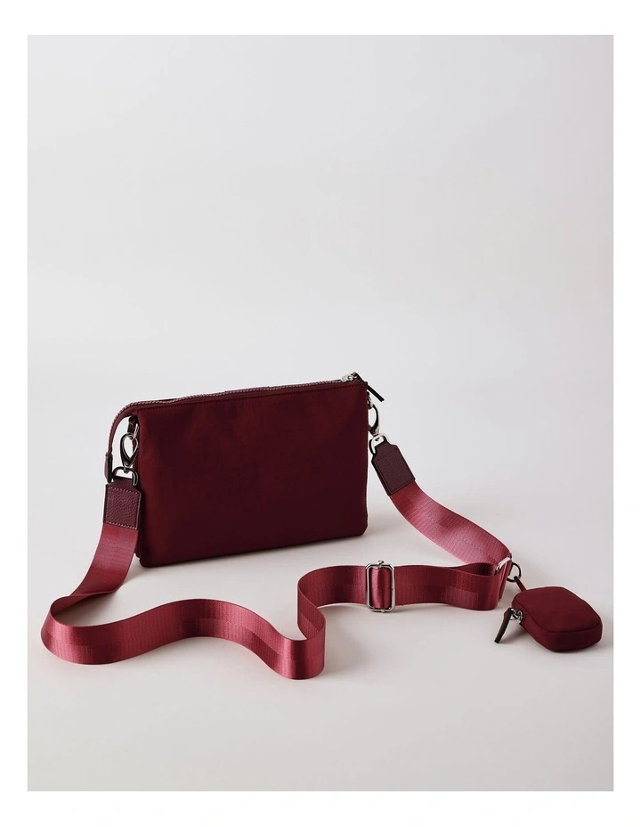 Reese Crossbody Bag in Bordeaux image 5