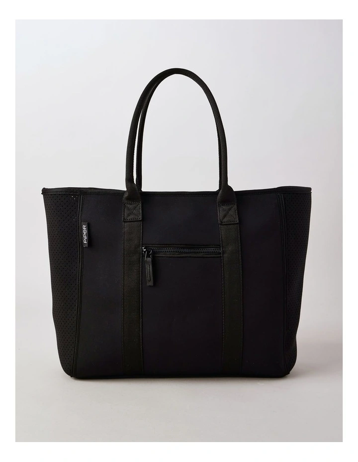 Salerno Tote Bag in Black image 1