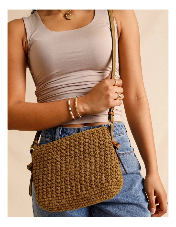 El Paso Crossbody Bag in Tan image 4