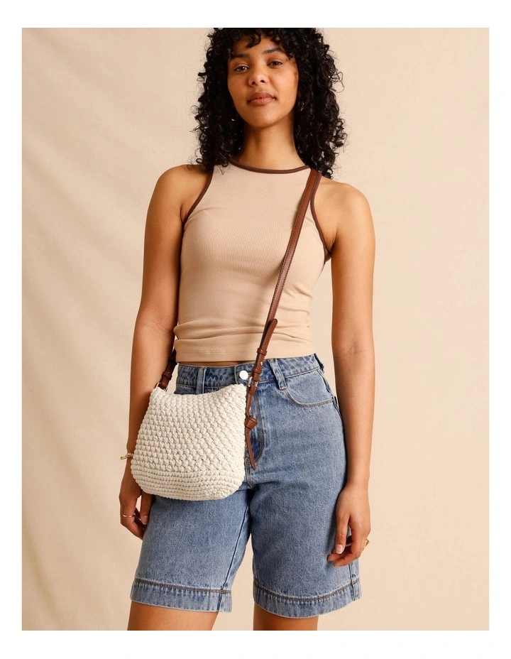 El Paso Crossbody Bag in Ecru image 2