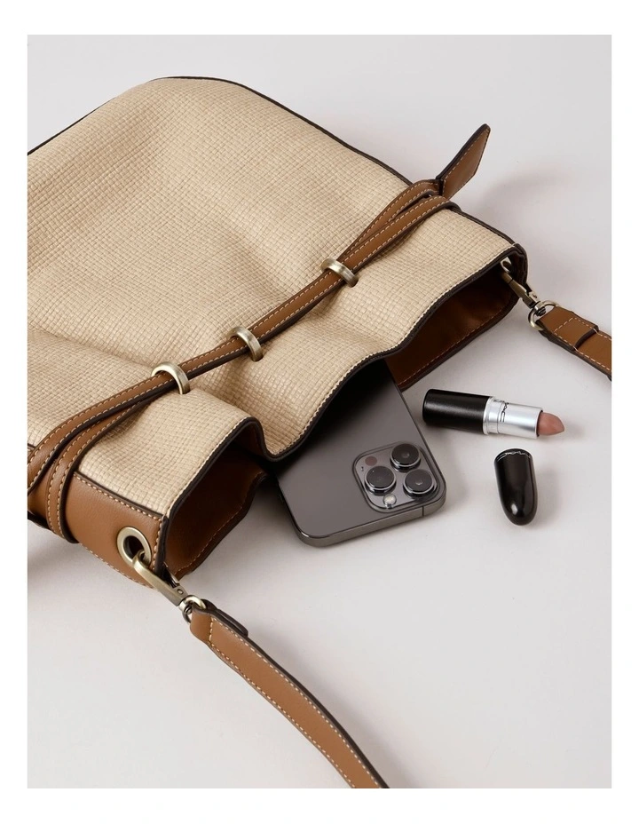 Wichita Crossbody Bag in Tan image 3