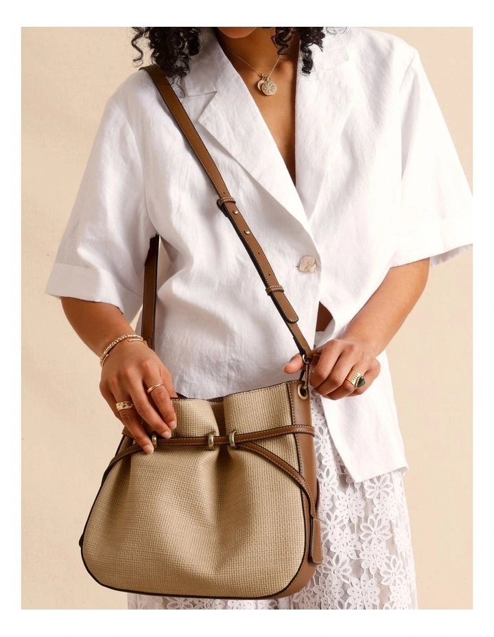 Wichita Crossbody Bag in Tan image 4