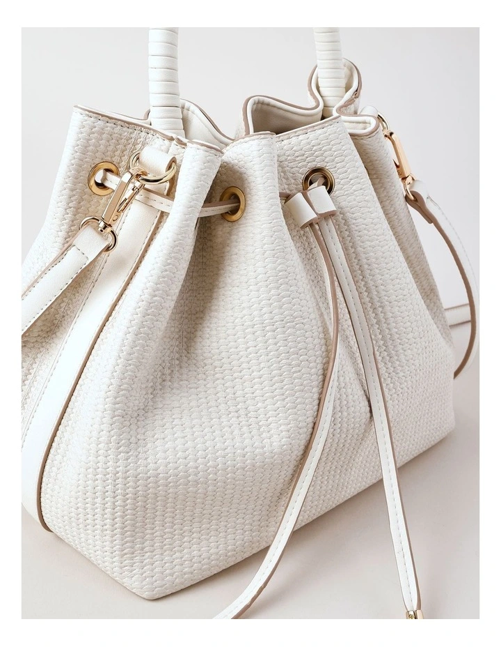 Cuba Crossbody Bag in White image 2