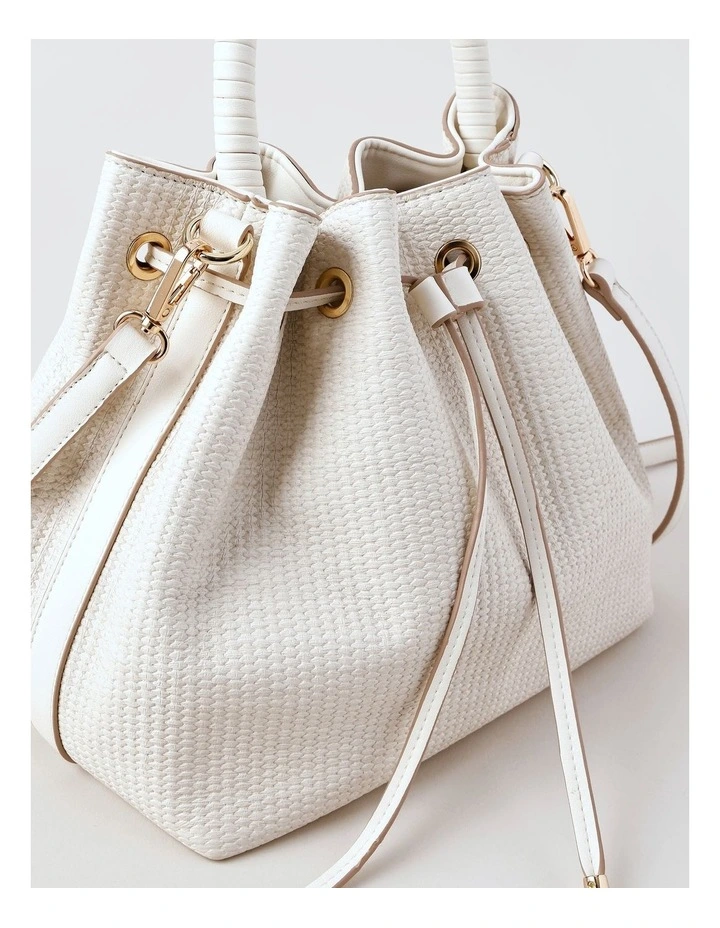 Cuba Crossbody Bag in White image 3