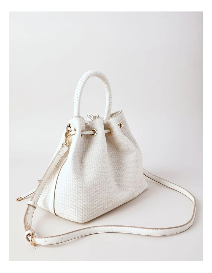 Cuba Crossbody Bag in White image 3