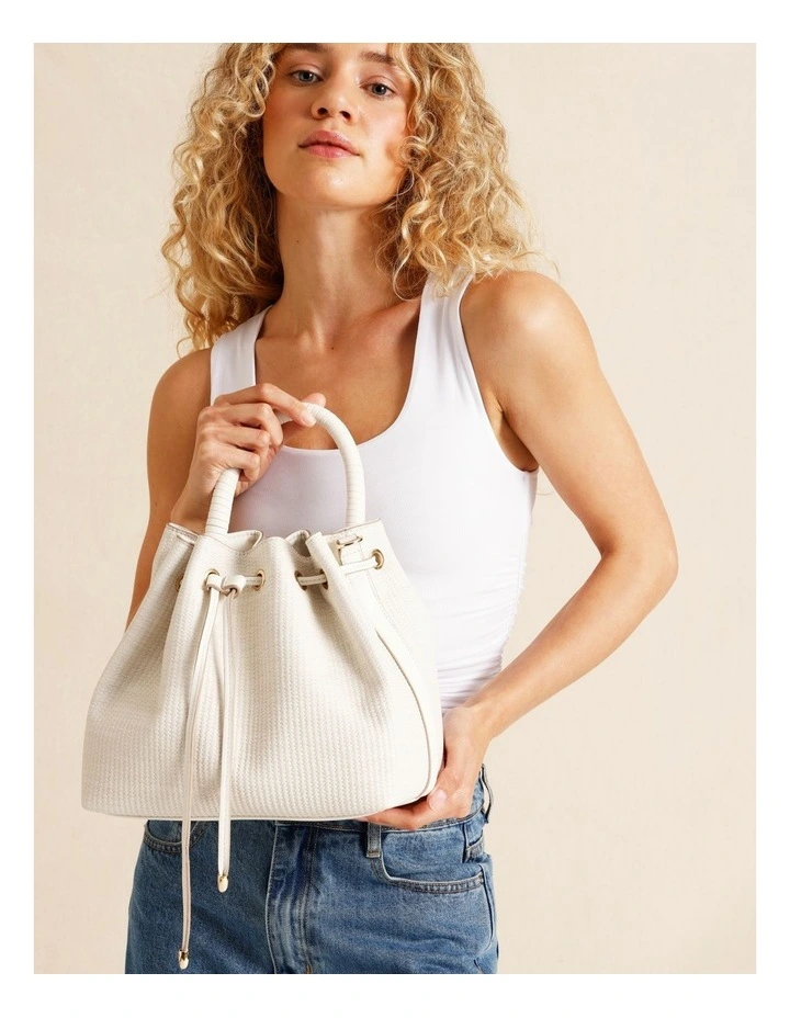 Cuba Crossbody Bag in White image 4