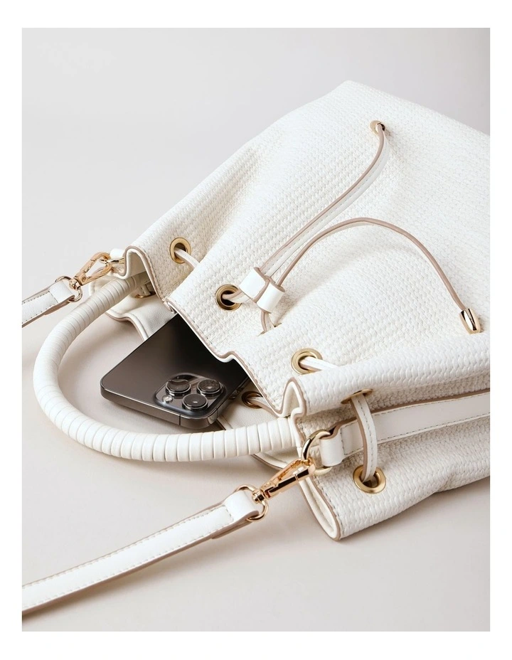 Cuba Crossbody Bag in White image 4