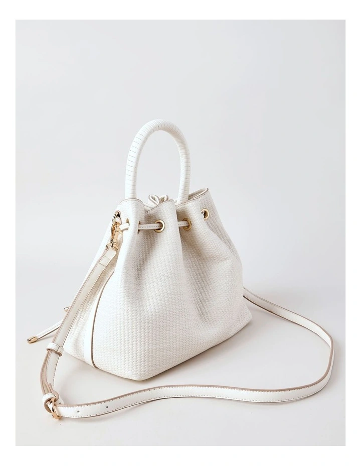 Cuba Crossbody Bag in White image 5