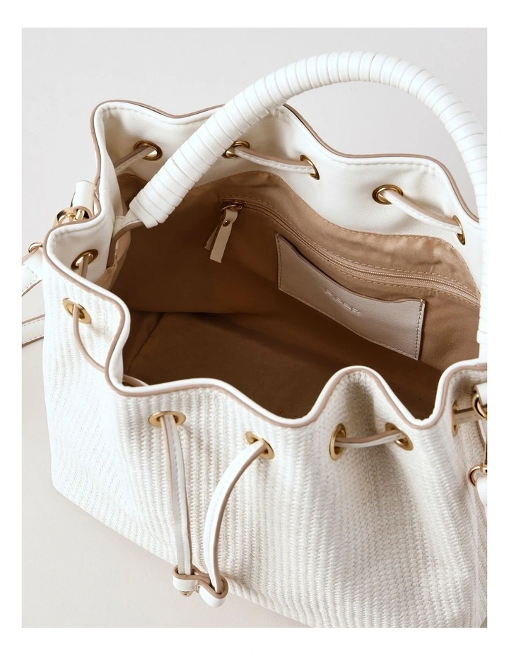 Cuba Crossbody Bag in White image 5