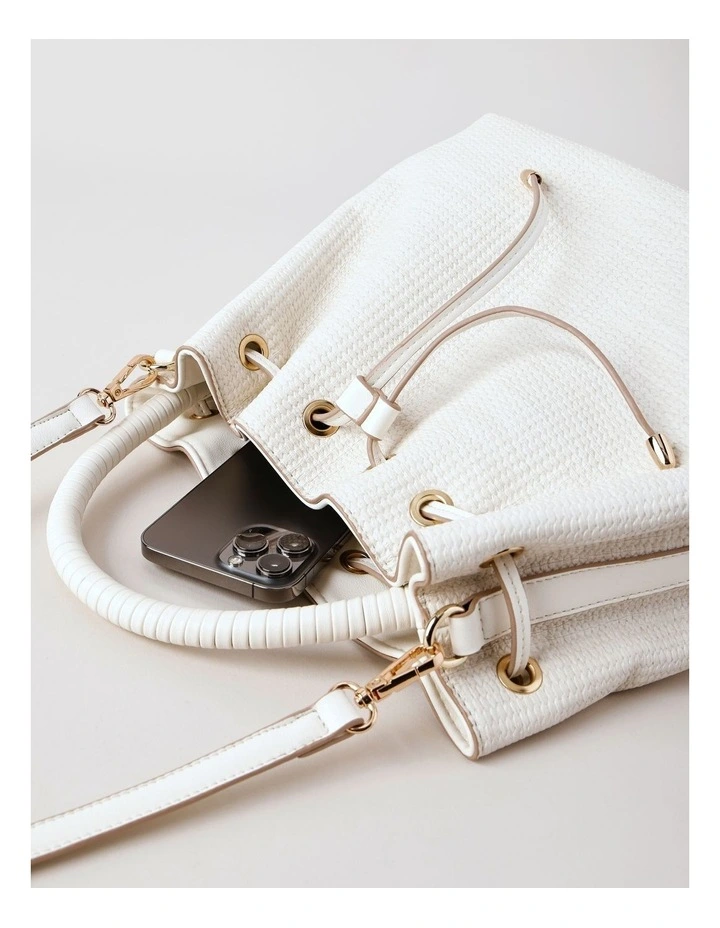 Cuba Crossbody Bag in White image 6