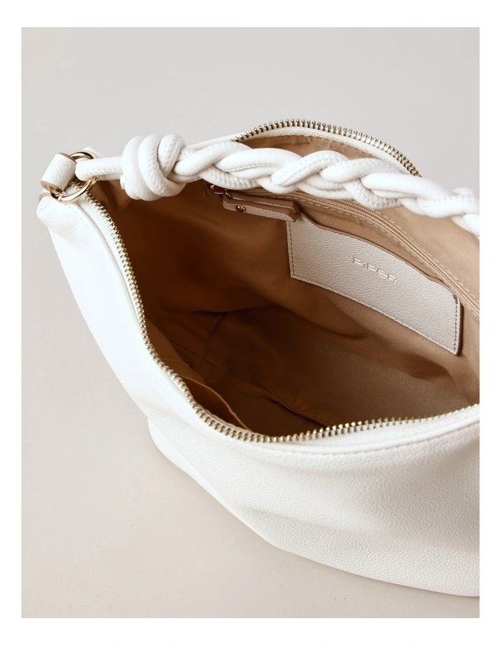 Portland Crossbody Bag in White image 6