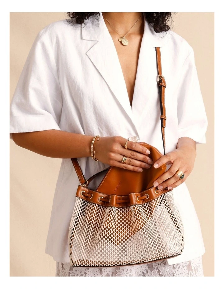 Hampton Crossbody Bag in Natural image 6