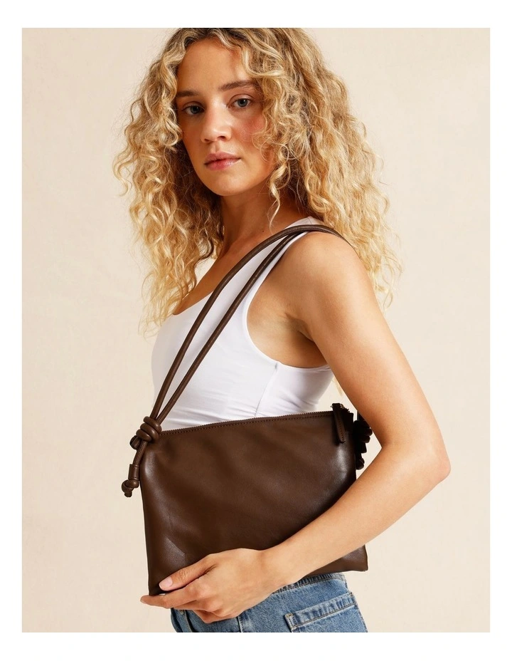 Detroit Crossbody Bag in Chocolate image 2