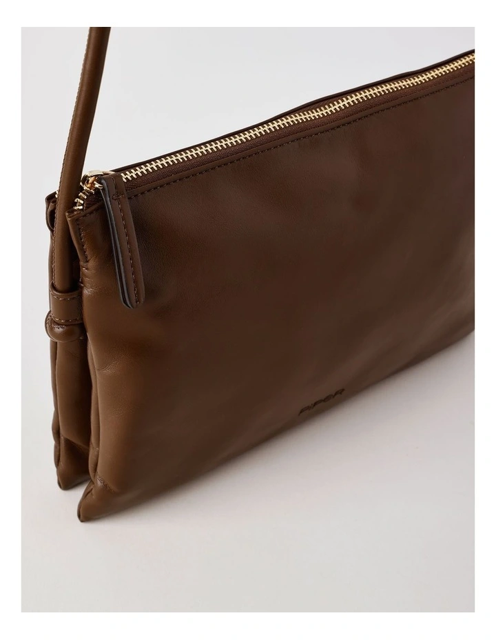 Detroit Crossbody Bag in Chocolate image 2