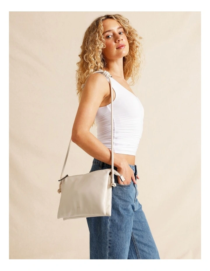 Detroit Crossbody Bag in White image 4
