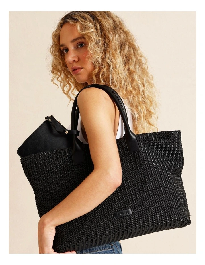 Cleveland Tote Bag in Black image 2