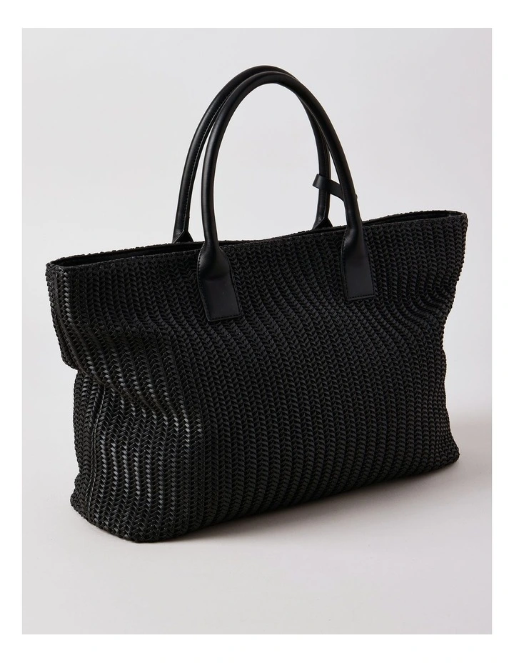 Cleveland Tote Bag in Black image 3