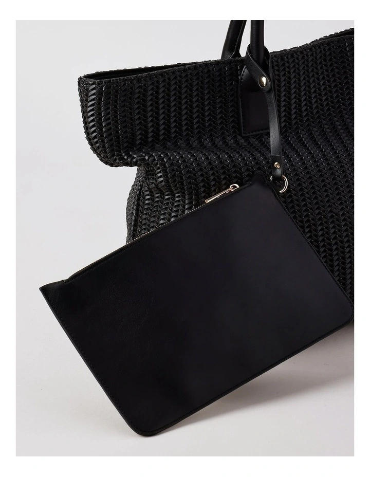 Cleveland Tote Bag in Black image 3