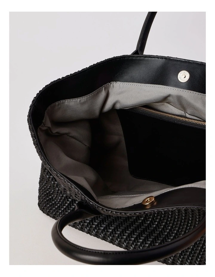 Cleveland Tote Bag in Black image 6