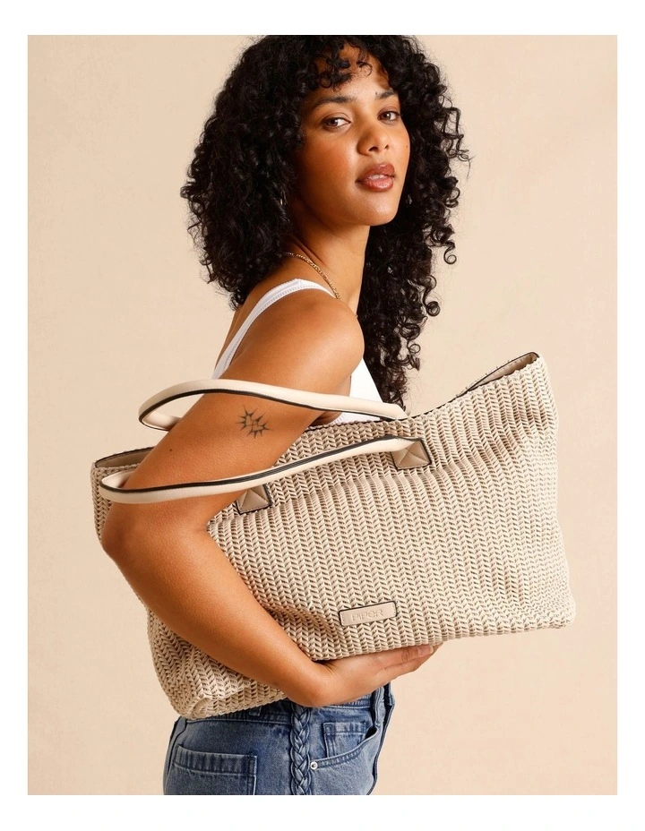 Cleveland Tote Bag in White image 2