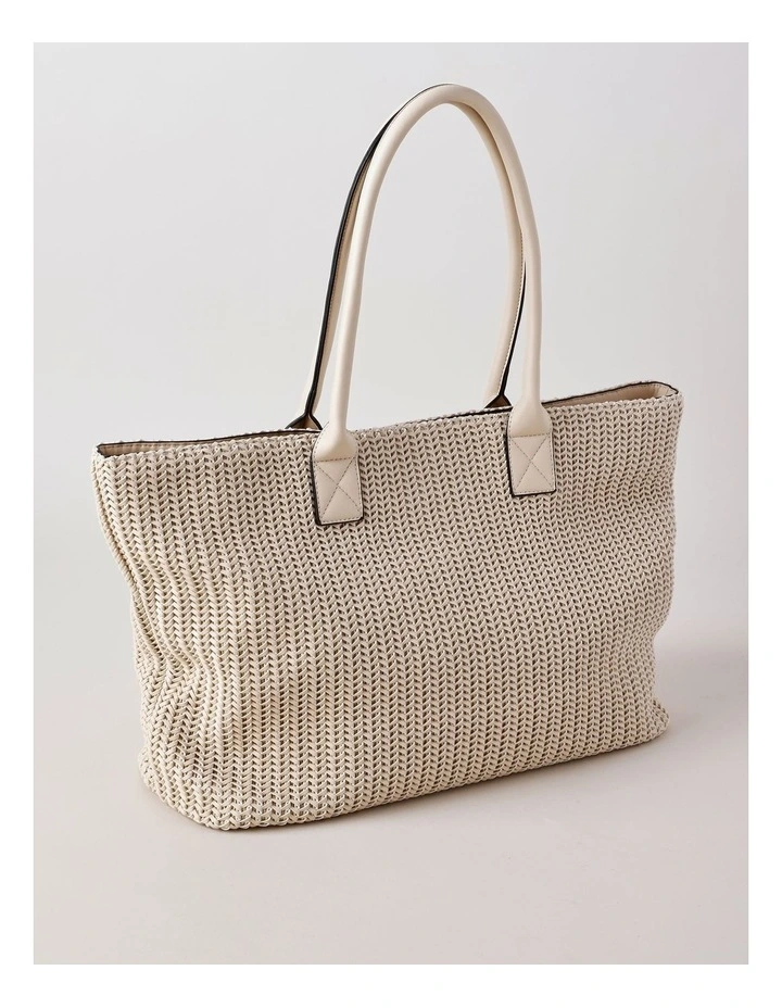 Cleveland Tote Bag in White image 5