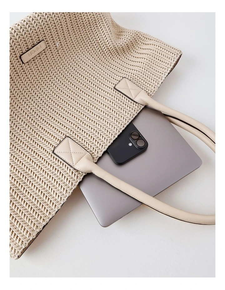 Cleveland Tote Bag in White image 7