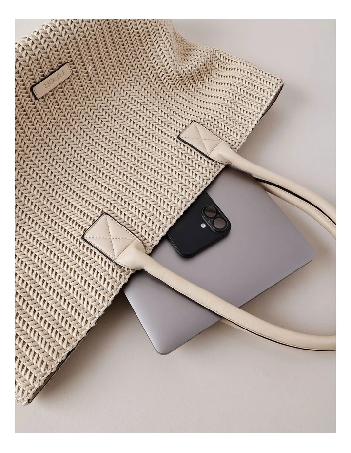 Cleveland Tote Bag in White image 7