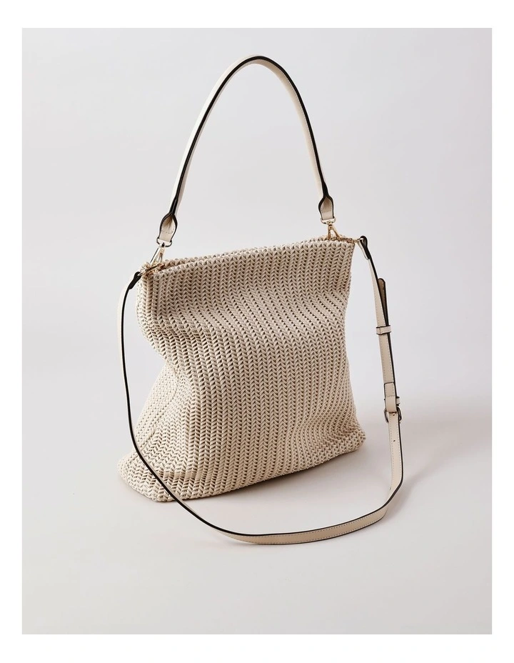 Cleveland Shoulder Bag in White image 6