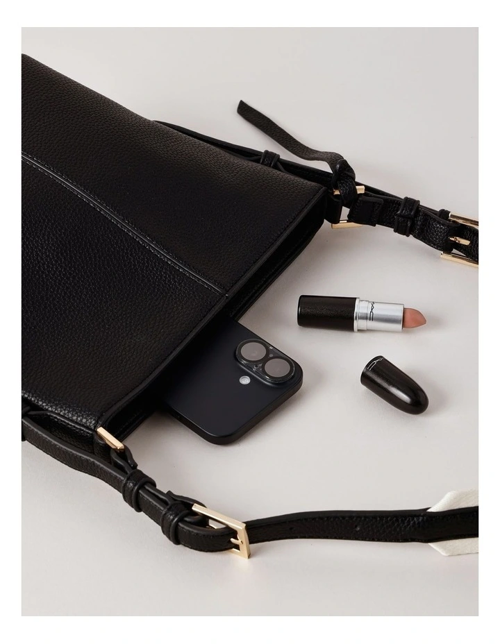 Plano Crossbody Bag in Black image 2