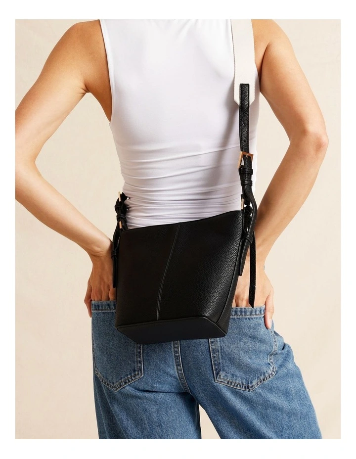 Plano Crossbody Bag in Black image 4