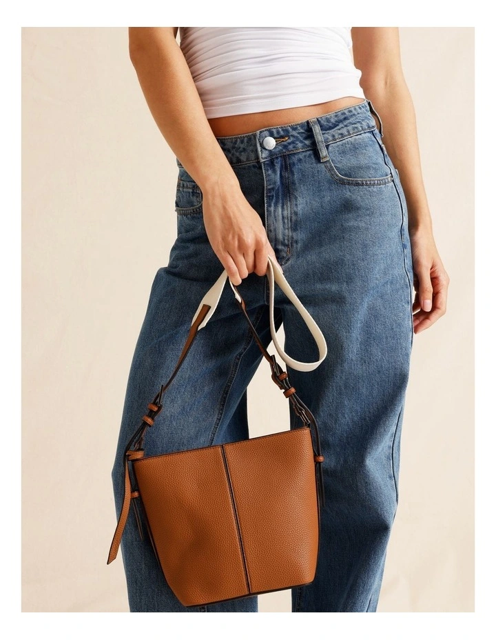 Plano Crossbody Bag in Tan image 4