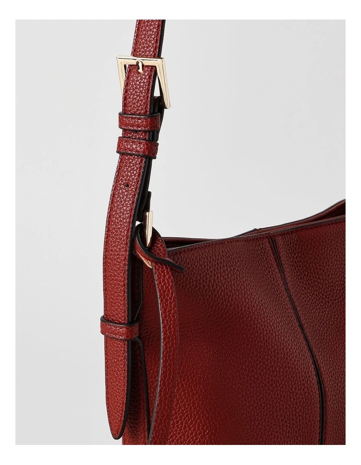 Plano Crossbody Bag in Raspberry image 4
