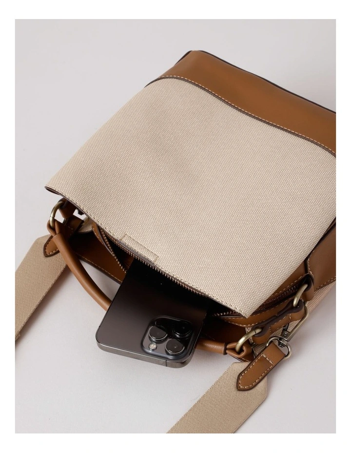 Washington Crossbody Bag in Tan image 7