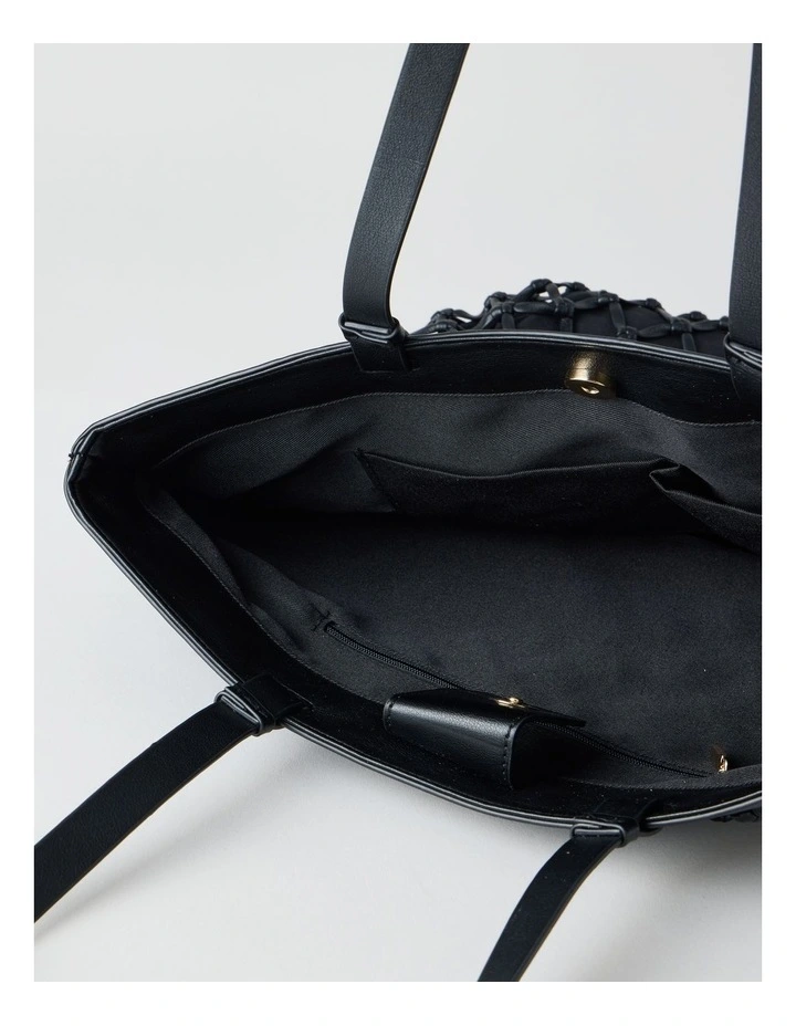 Cincinnati Tote Bag in Black image 4